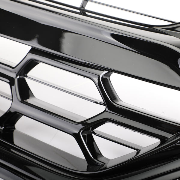 Neuer glänzend schwarzer Kühlergrill für die vordere Stoßstange oben für Honda CRV 2017–2018