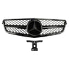 2008-2013 Benz C-Class W204 Front Bumper Grill With Logo Black Radiator AMG Style Generic