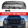 21-23 Ford Raptor Style Replacement Front Bumper Grille Grill W/ LED Generic