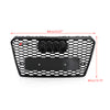 2012–2015 Audi A7/S7 Grill Ersatz RS7 Style Honeycomb Sport Mesh Hex Grill Generic