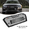 2017-2018 Audi A4/S4 Black Honeycomb RS4 Style Mesh Hex Grill Ersättning Generic