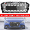 2017–2018 Audi A4/S4 Black Honeycomb RS4 Style Mesh Hex Grill Replacement Generic