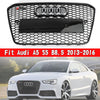 2013–2016 Audi A5 S5 B8.5 Honeycomb RS5 Style Hex Mesh Frontstoßstangengrill Generisch