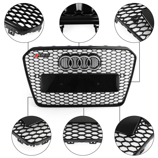 2013-2016 Audi A5 S5 B8.5 Honeycomb RS5 Style Hex Mesh Grille de pare-chocs avant générique