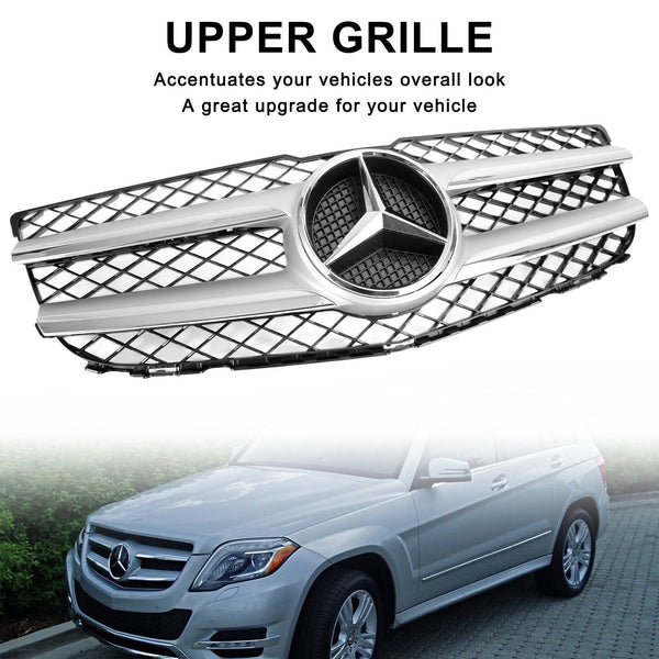 2015 Benz Glk350 Sport Utility 4-Door 2048802983 Front Upper Hood Bumper Grill Replacement Generic