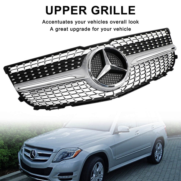 2013-2015 Benz GLK350 4MATIC SPORT UTILITY 4-DÖRS 2048802983 Främre stötfångare Diamond Grill Generic