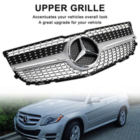2012-2015 Benz GLK300 BASE SPORT UTILITY 4-DOOR 2048802983 Front Bumper Diamond Grill Generic