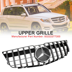 08-12 Benz GLK X204 GT Style Front Bumper Upper Grill Grill Replacement Generic