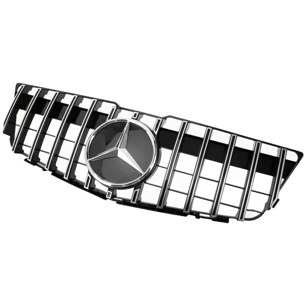 2008-2012 Benz GLK X204 GT Style främre stötfångare Övre Grill Grill Ersättning Generic