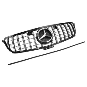 2012–2015 Benz W166 ML-Klasse ML300 ML320 ML350 ML400 GTR Style Chrom Schwarz Frontgrill Grill Generic