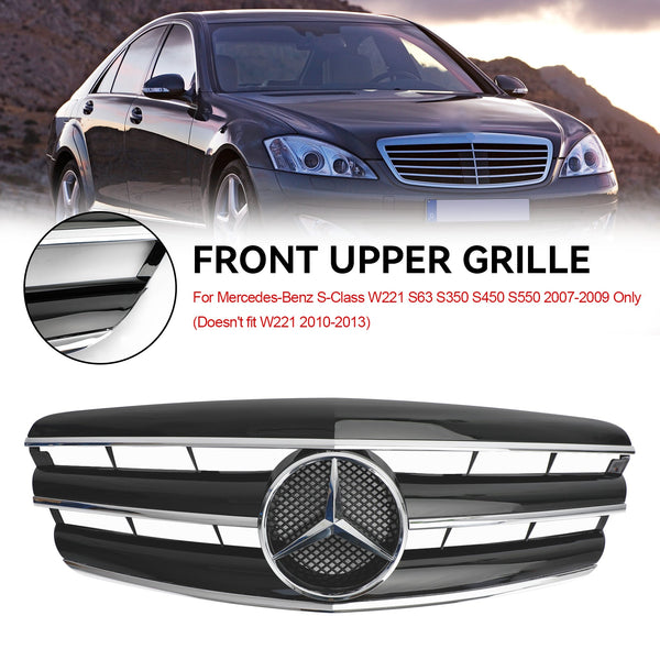 2007-2009 Benz S-Class W221 S63 S350 S450 S550 AMG Style Grille Grill Replacement Generic