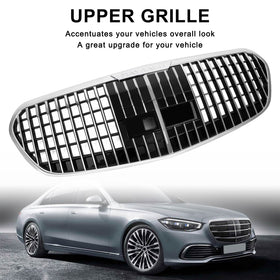 2021-2023 Benz S-Class W223 S450L S500 S580 Maybach Style SKD0062 Grille Mercedes Grill Generic