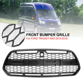 2015-18 Ford Transit Mk8 Matt Black Front Bumper Grill