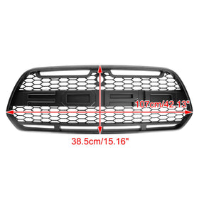 2015-18 Ford Transit Mk8 Matt Black Front Bumper Grill Generic