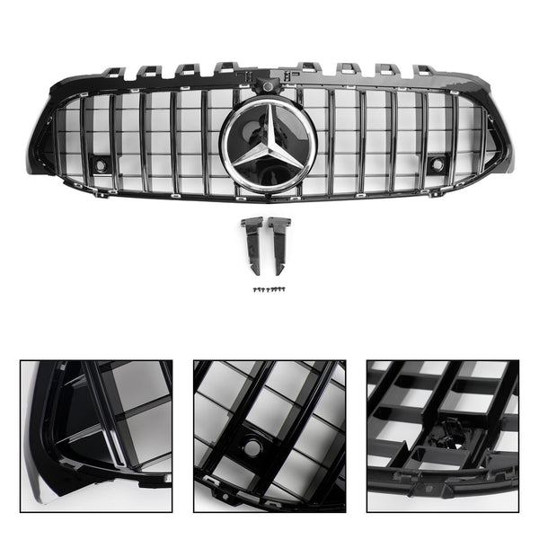 2019-2021 Benz Classe A W177 GT Style Grille de pare-chocs avant Grille noire générique