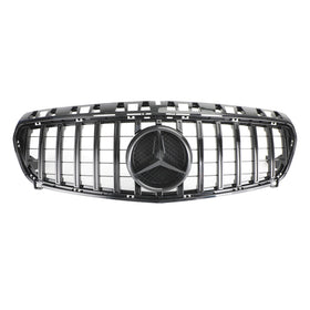 2013-2015 Benz W176 A-CLASS Front Bumper Grille Grill Gloss Black