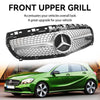 2013-2015 Benz W176 A-CLASS Front Bumper Grille Grill Black/Chrome