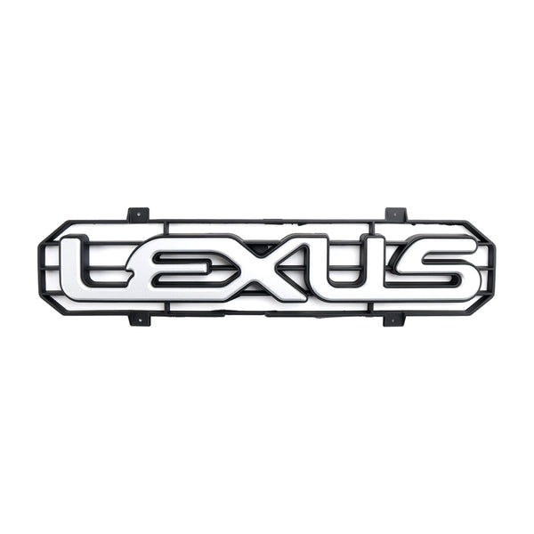 Lexus LX470 LX570 1998-2002 Matte Black Front Bumper Grill With LED Generic