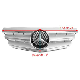 Griglia paraurti anteriore Mercedes-Benz Classe A W169 2009-2011 A1698801783 1698881360 Generico