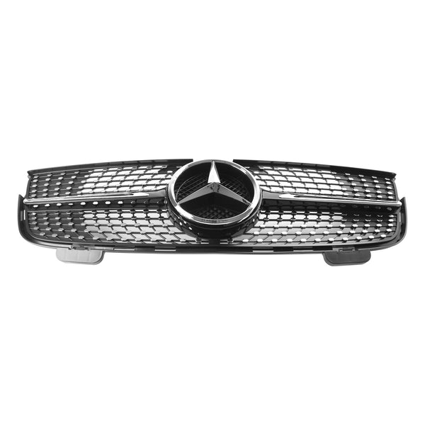 2007-2009 Mercedes Benz Clase GL X164 GL320 Rejilla de parachoques delantero con diamantes cromados 1648880223 genérico