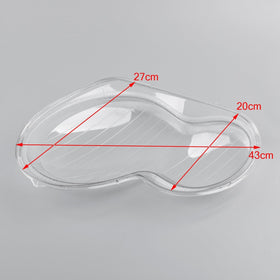 2001–2007 Benz W203 C280 4-türige Scheinwerferglasschale aus Kunststoff, rechts, generisch