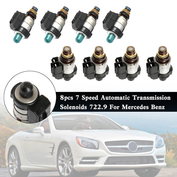 Benz W221 8pcs 7 velocidades 722.9 solenóides de transmissão automática para S300 S350 S500 S550 S600 genérico