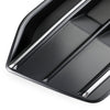 2018–2022 Audi Q5 Standardversion, 2 Stück, Schwarz/Chrom, Frontstoßstangenabdeckung, Gitter-Lünetteneinsatz, generisch