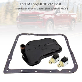 1993-UP GM Chevy 4L60E Getriebefilter & Dichtung Schaltmagnetventilsatz A B 24230298 Generisch