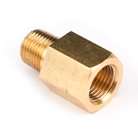 Adaptador macho 1/8 NPT hembra a 1/8 BSPT, Sensor de calibre, rosca, adaptador de presión de aceite genérico