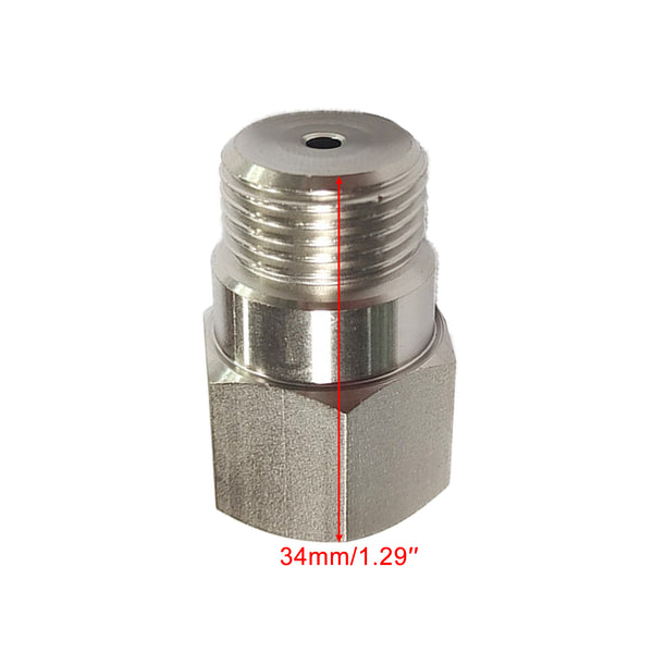 M18x1.5 Tappo 34mm Sensore di ossigeno O2 Tubo di prova Prolunga Adattatore Distanziatore Distanziatore Generico