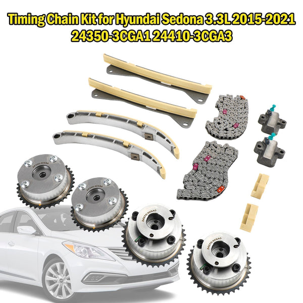 2013-2019 Hyundai Santa Fe 3.3L Timing Chain Kit 243213L100 243703CGA0