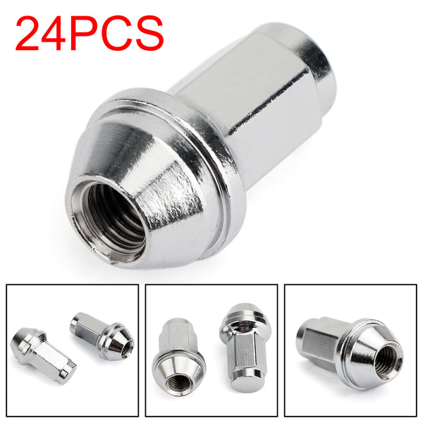 24pcs 14x2 Stainless Lugs Nuts For Ford F150 Expedition Lug 4L3Z-1012-A Generic