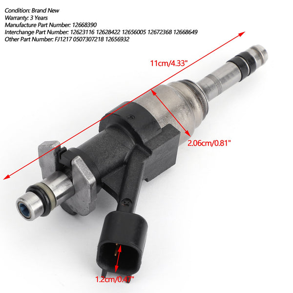 Injecteurs de carburant 12668390 12698484, 8 pièces, adaptés aux camions GMC GM 4,3l et 5,3l 2014-2017 génériques