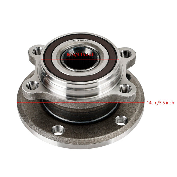 Front Wheel Bearing Hub 1T0498621 For VW Golf MK5 2003-2009 Generic