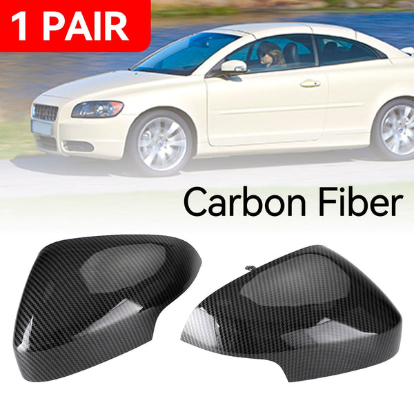 2008-2011 Volvo S80 3.2 Tampa de fibra de carbono para espelho retrovisor lateral 398505339 398505537 Genérico