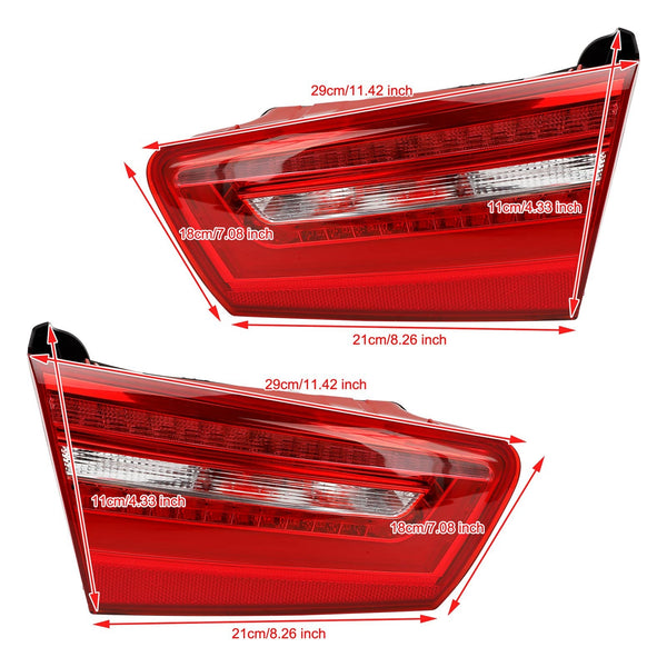 2012-2015 AUDI A6 C7 Carro 4pcs Interior Exterior LED Luz de Freio Traseira 4GD945093 4GD945094 4GD945095 4GD945096 Genérico