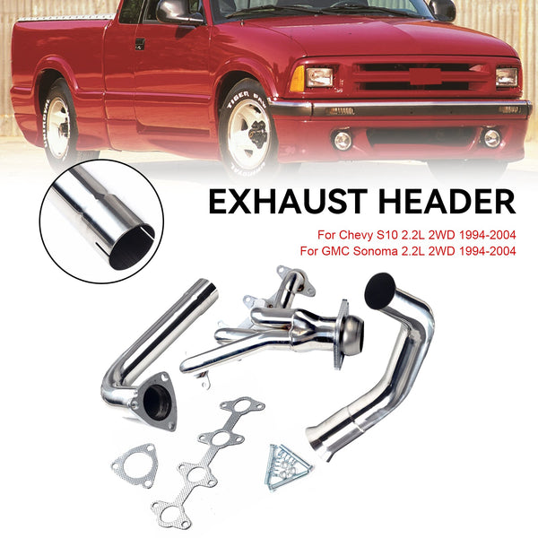 1994-2004 Chevy S10 2.2L 2WD Testata tubo collettore generico