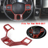 2010-2017 Ram Carbon Fiber ABS Interior Steering Wheel Panel Cover Trim Generic