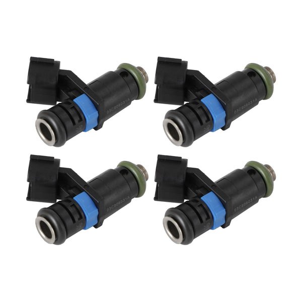 4PCS Fuel Injectors 03C906031A 04E906031F Fit VW Vento 2014-2019 Fit Passat 2008-2010 Generic