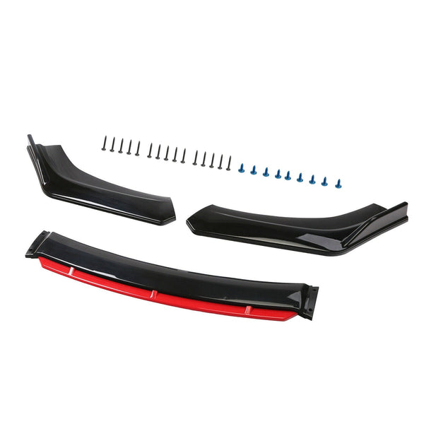 VW Golf MK5 MK6 MK7 CC Passat Jetta Polo Scirocco Todos os modelos 4 unidades de pára-choque dianteiro kit de corpo divisor spoiler difusor protetor genérico