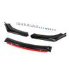 Honda civic accord 9th 10th ek eg s2000 todos os modelos 4 peças kit de para-choque dianteiro lábio divisor spoiler difusor protetor genérico