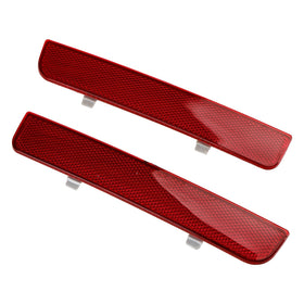 2008-13 Land Rover Freelander 2/LR2 2x Red Rear Bumper Reflector Stop Brake Light LR006348 LR006349 Generic