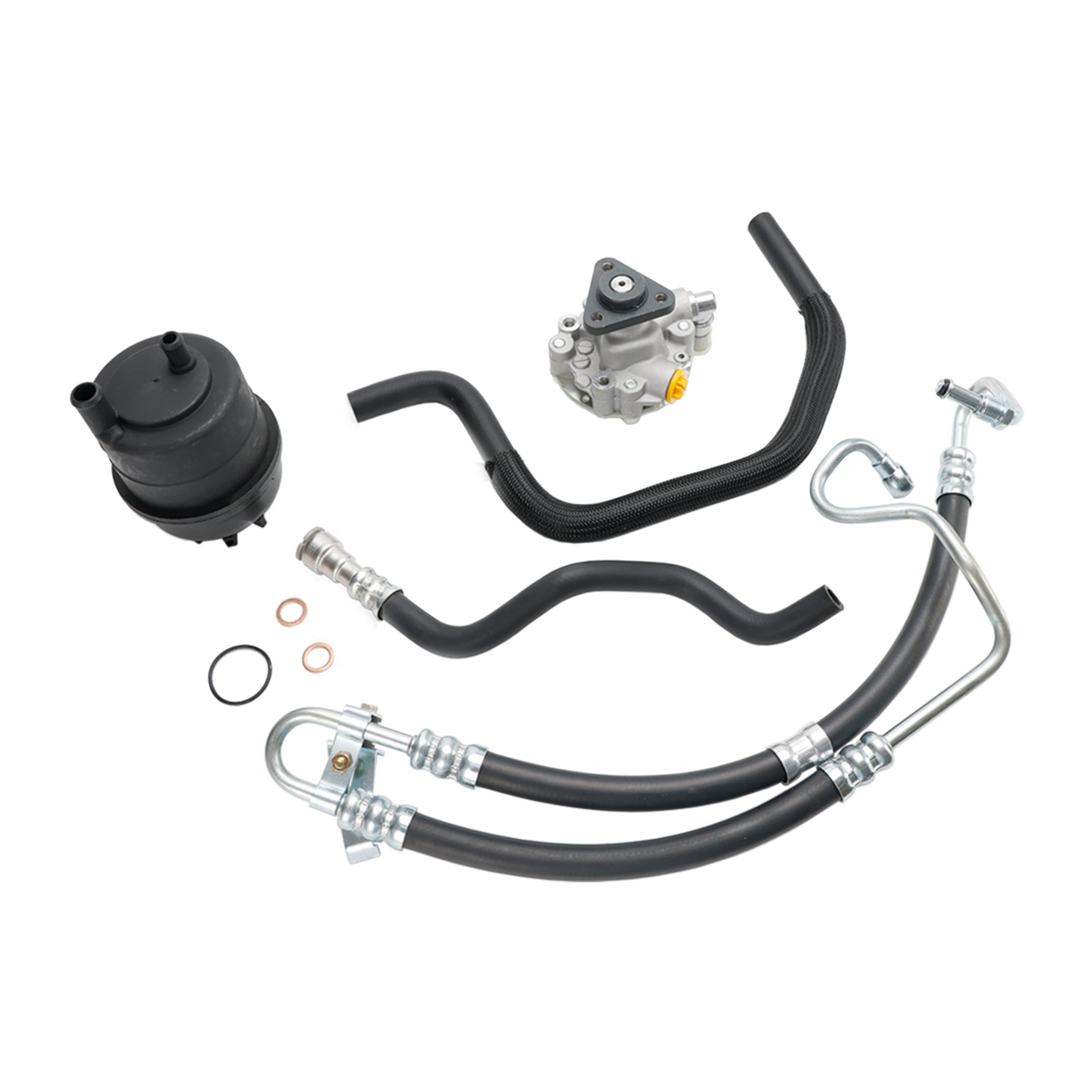 2000-2005 BMW E46 325Ci 325i 330Ci 330i Servostyrningspumpsats 553-58945 32416760036 32416750423
