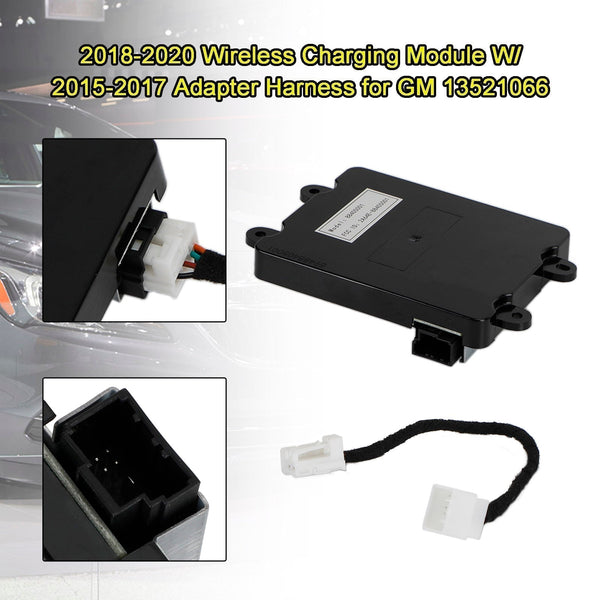 Modulo di ricarica wireless Chevrolet Impala/Malibu 2016-2018 con cablaggio adattatore 2015-17 13521066 Generico