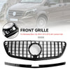 Mercedes-Benz Vito 2015-2019W447 GT-stijl glanzend zwart voorbumperrooster Grille Generiek