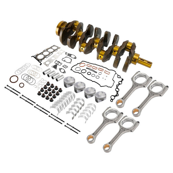 2017-2018 Hyundai Santa Fe Sport 2.4L Rebuild Kit-vevaxel och vevstakar och kolvar packning Generic