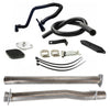 Tubo de escape silenciador de 4 pulgadas + kit EGR + línea de refrigerante para Ford F250 F350 F450 6.7L Diesel Super Duty genérico 2011-2023