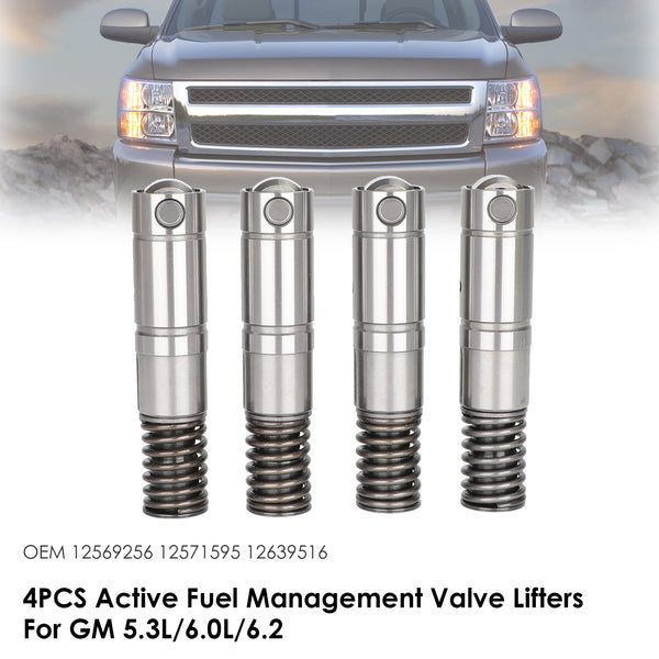 GM 5.3L/6.0L/6.2 12569256 12571595 4PCS Active Fuel Management Valve Lifters Generic