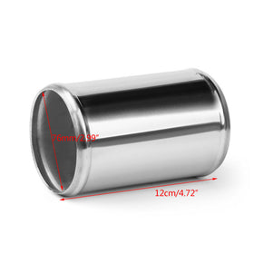 76mm.Aluminum Alloy Auto Car Straight Short Turbo Piping Tubing Intercooler Pipe Generic