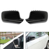 2002-2008 BMW 7-Series E67 Pair Mirror Cover Cap Black 51167074236 51167074235